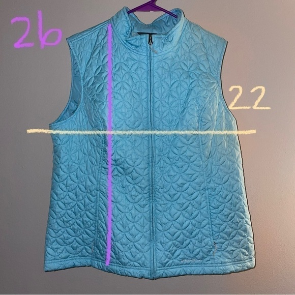 Eddie Bauer Puffer Vest Quilted Zip Up Sleeveless Lightly Filled Outerwear - Picture 5 of 5